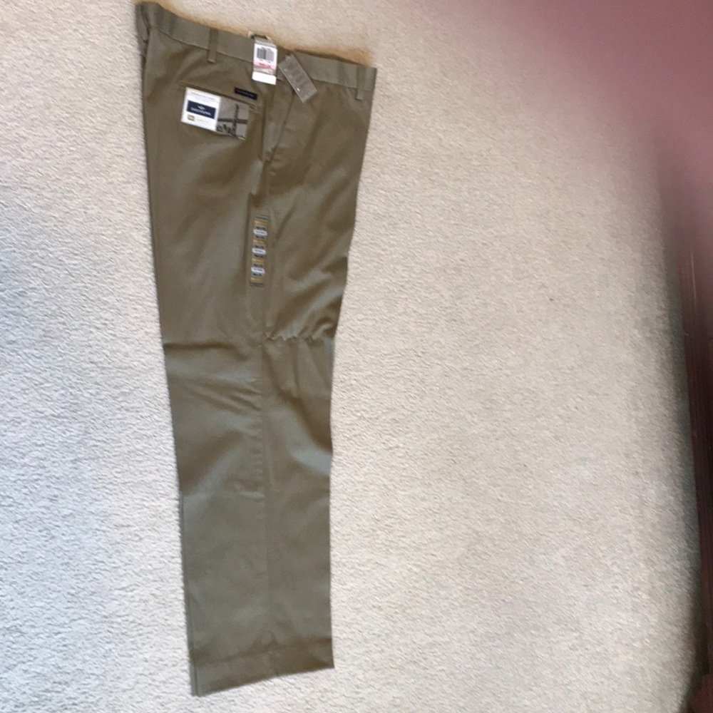 Khaki pants.
